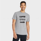 Coffee Because Adulting Is Hard Men's T-Shirt